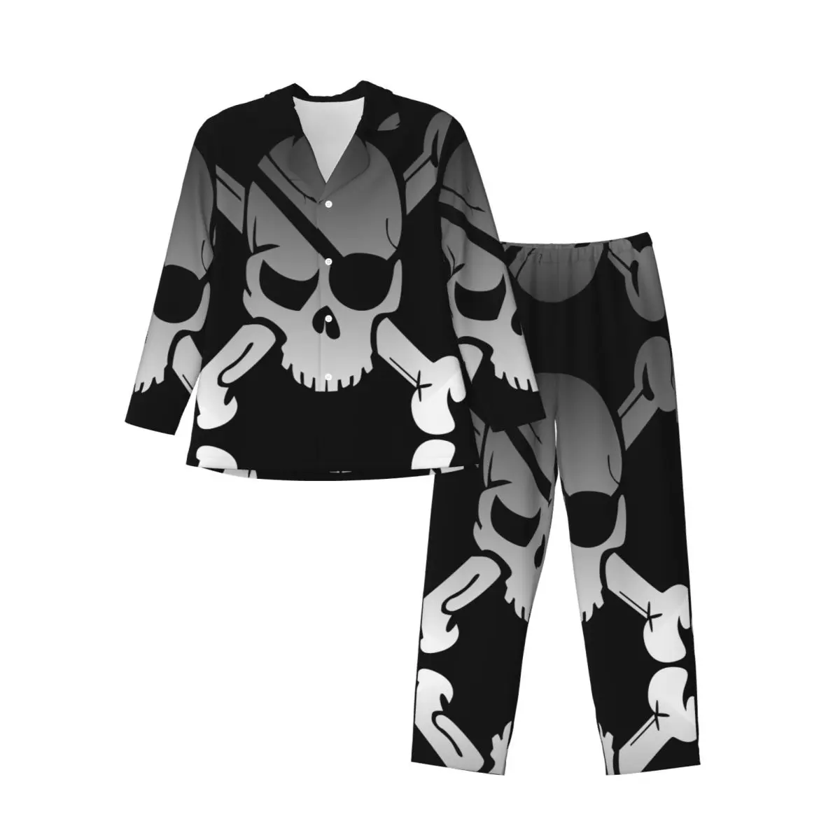 

Мужские домашние костюмы Пиратские костюмы с длинными рукавами на осень и зиму Пижамы для мужчин