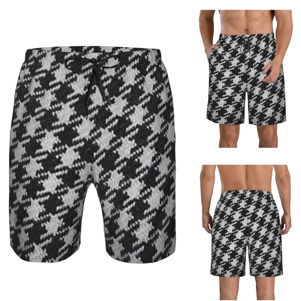 Shemagh Tactical Printed Trunks Beach Board Shorts Casual Quick Dry Swim Summer Men Pants