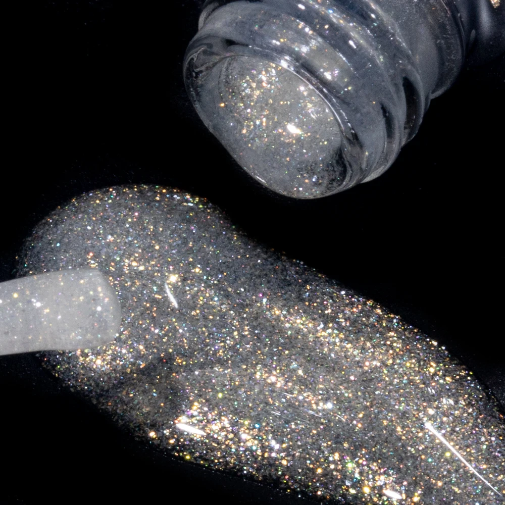 KODIES GEL Diamond Top Coat per smalto per unghie 15ML Super Shine Gel UV Smalto per unghie Soak Off Semi permanente Glitter Topcoat No Wipe