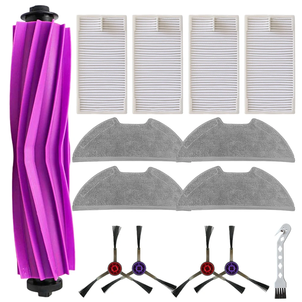 

Комплект аксессуаров для робота-пылесоса Eureka E20 Plus: основная щетка, 4 боковые щетки, фильтр, 4 салфетки для мытья полов, чистящая щетка – 1 комплект