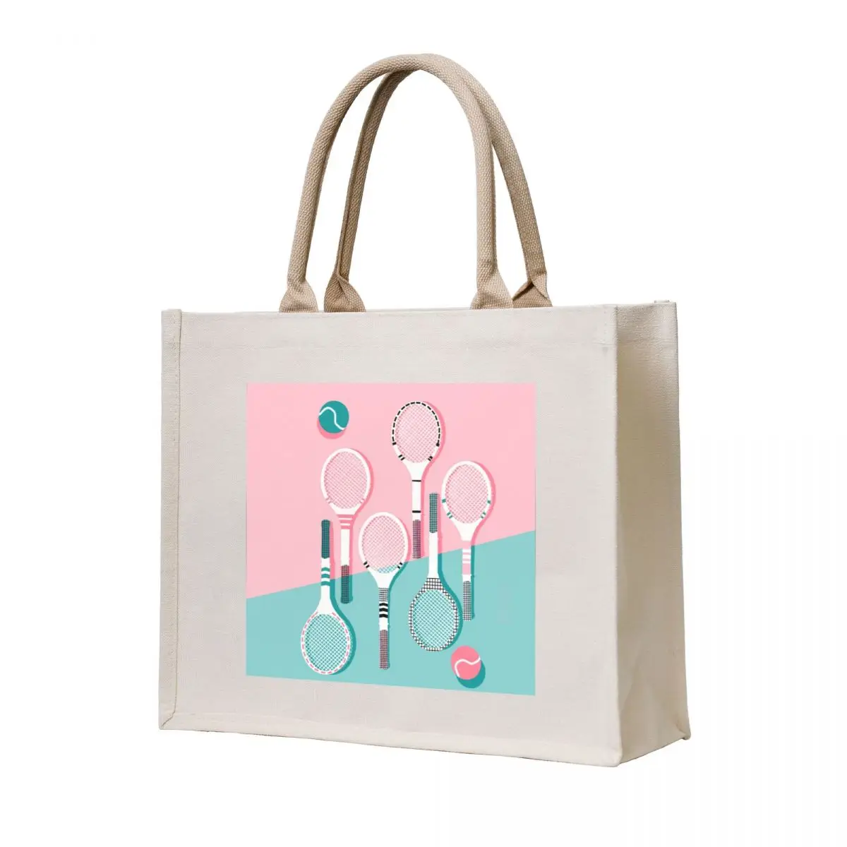 

Got Served - tennis country club sports athlete retro throwback memphis 1980s style neon palm spring Tote Bag