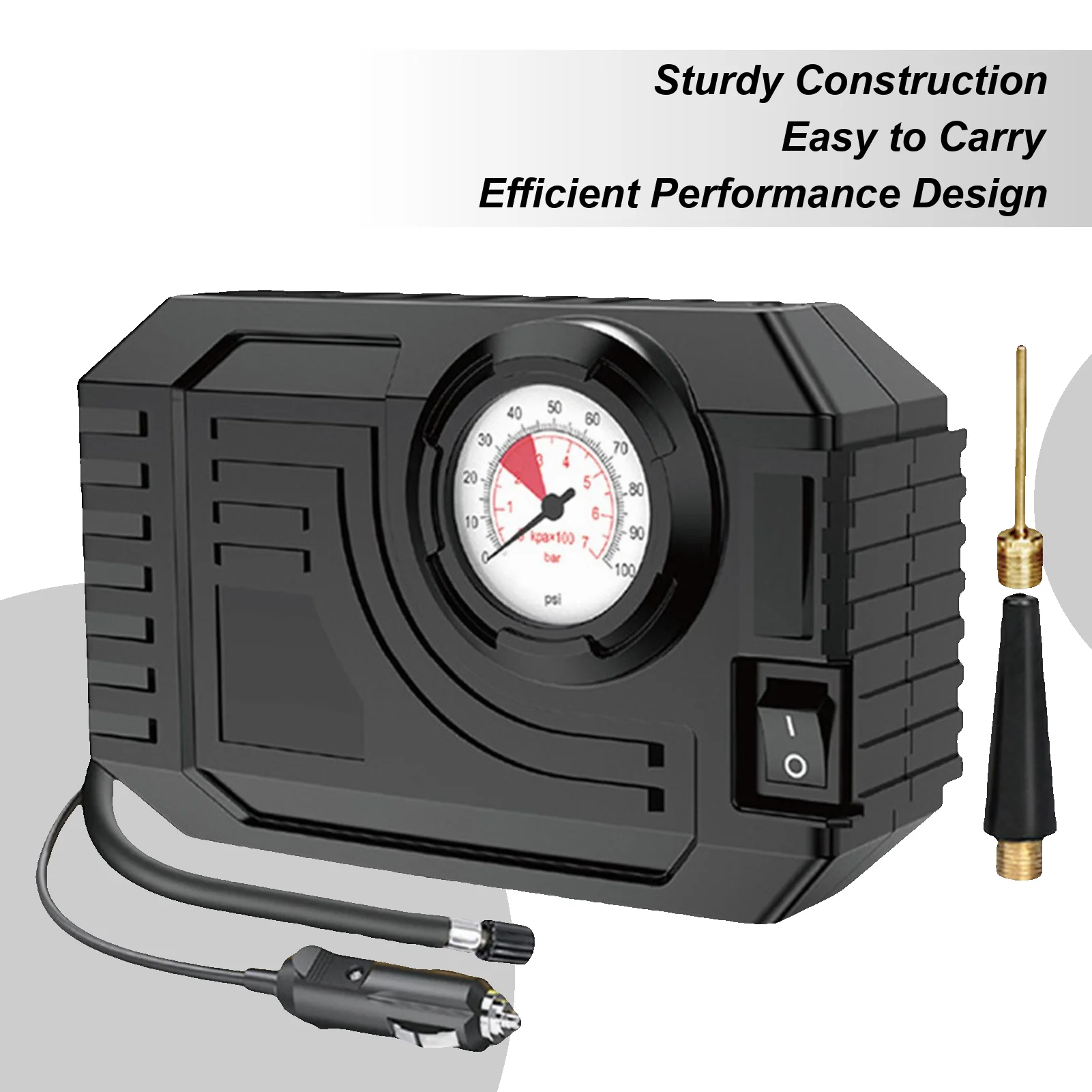 

Портативный воздушный компрессор 150PSI портативный насос для накачивания шин воздушный компрессор автомобильные аксессуары электрический велосипедный насос для седанов грузовик