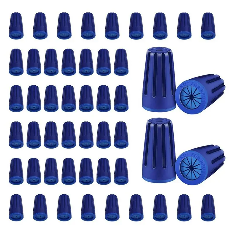 A20F-100PCS Waterproof Wire Electrical Connectors, Outdoor Seal Electrical Twist Caps Cable Terminal Connector, 22AWG-12AWG