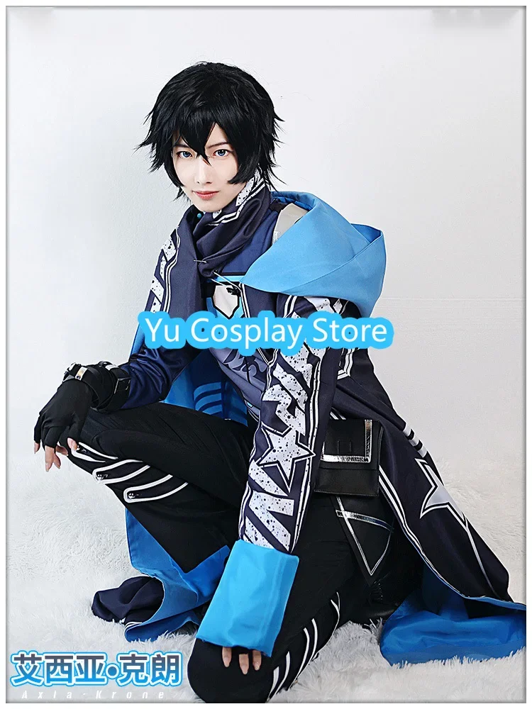 Yutuber Axia Krone Cosplay Costume Vtuber Cosplay Suit Fancy Party Outfits Halloween Carnival Uniforms Custom Made