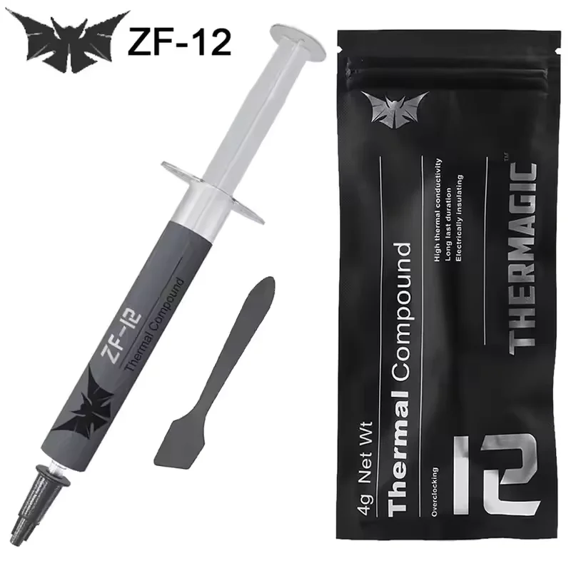 ZF-12/ZF 12W/mk Thermal Grease Heatsink Thermal Paste For CPU Heat Sink Commpound Processors Plaster Water Cooling Cooler