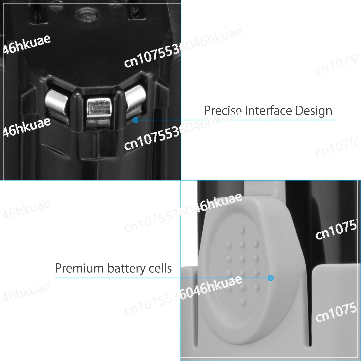 12V 2000mAh Rechargeable Replacement Lithium Battery for Black and 12V Cordless Power Tools