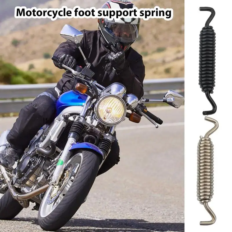 Foot Peg Springs Electroplated Metal Foot Peg Spring For Motorcycle Wear-Resistant Motorcycle Accessories Thickened Foot Peg