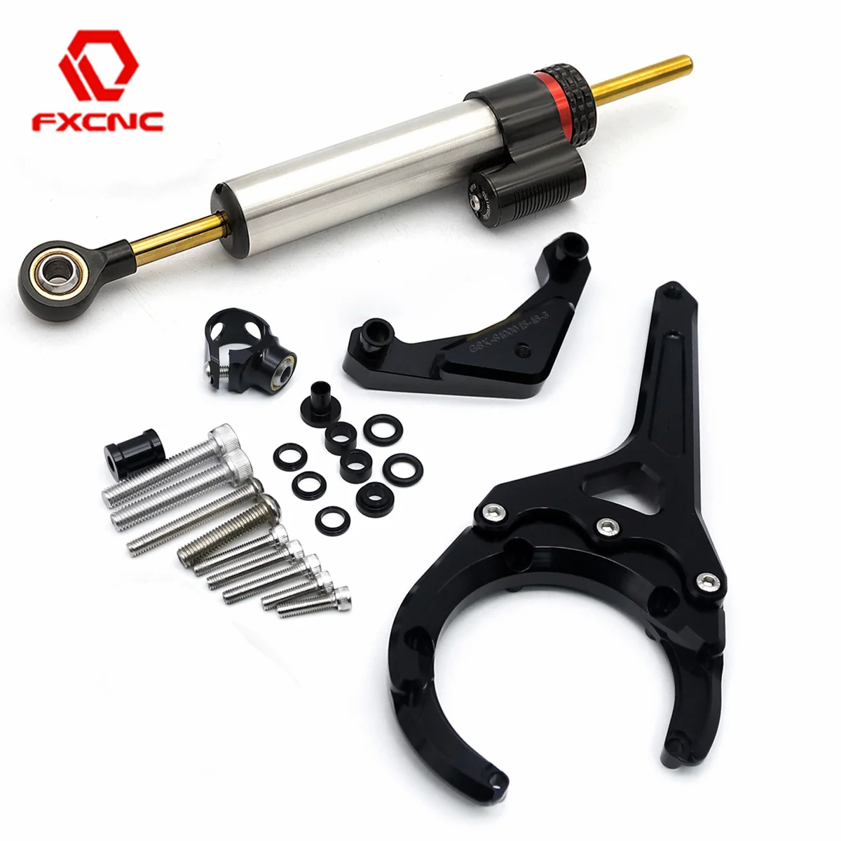 

Steering Damper Stabilizer Bracket Support Kit For Suzuki GSXS GSX-S 1000/F GSXS1000 GSX-S1000 F 2016 2017 2018 2019 2020-2024