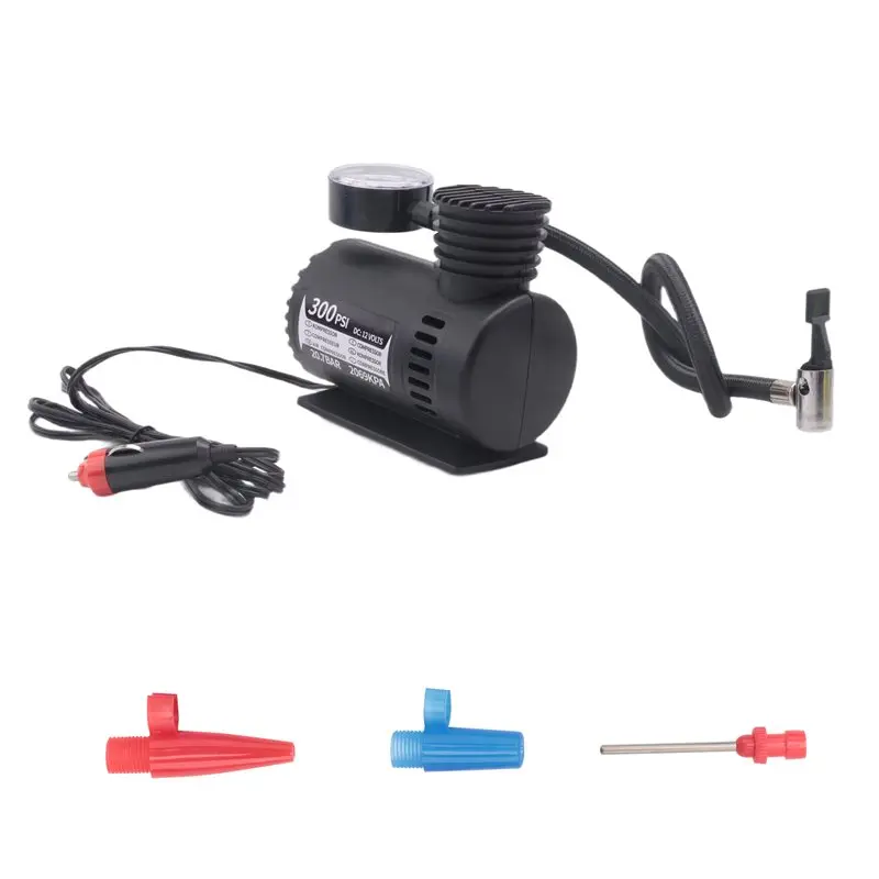 Multi-Purpose Universal 12V Mini Tire Air Pump - Powerful Electric Compressor For Car, Bike, Motorcycle, And Kayak Inflation