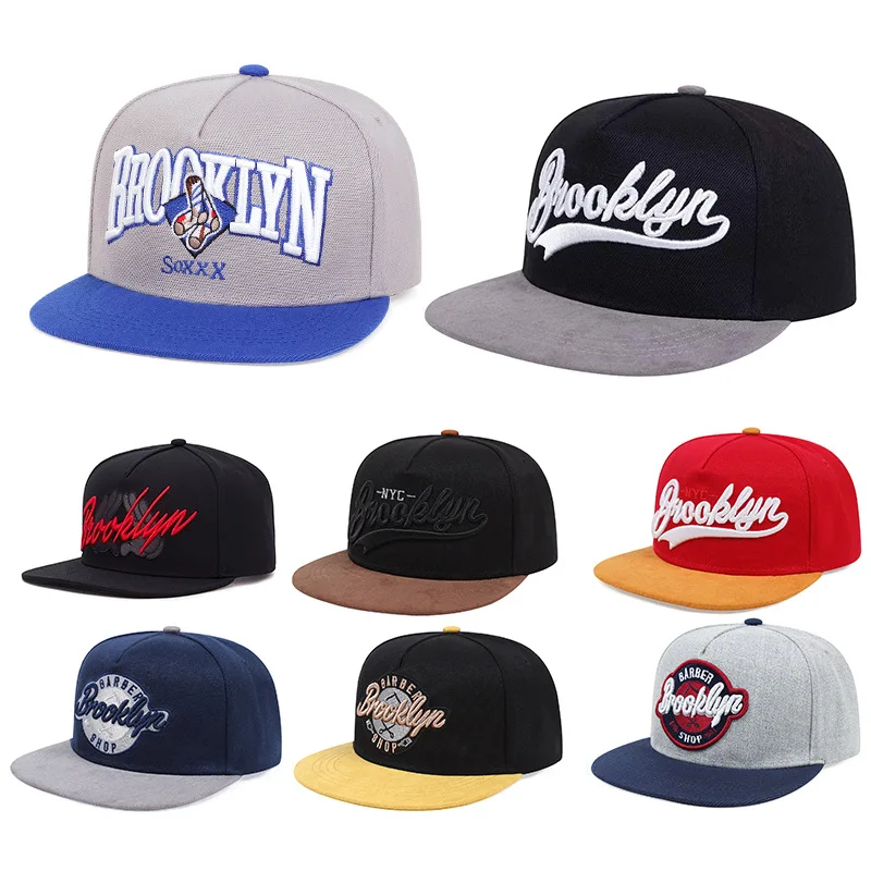 Luxury New BROOKLYN Socks Embroidery Baseball Cap adjustable Leisure Trucker Caps Unisex Snapback Gorras Men Women Hip Hop Hat