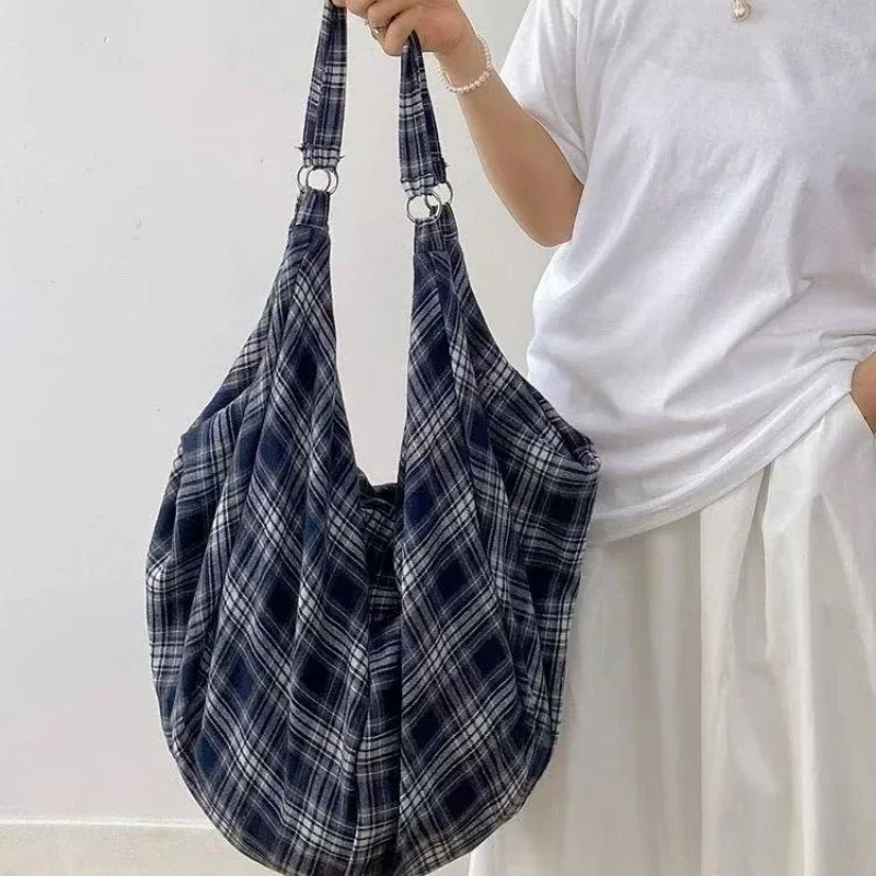 

Fashion Design Plaid Single oulder Bag Women's Casual Crossbody Bag Versatile Large Capaci Double oulder Bag Lazy Tote... ﻿