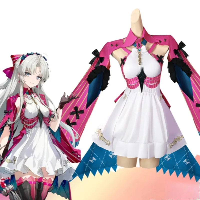 Игра Wuthering Waves Карлатта Монтелли Косплей Костюм Аниме Одежда для Женщин Девочек Карнавальный Наряд Для Хэллоуина