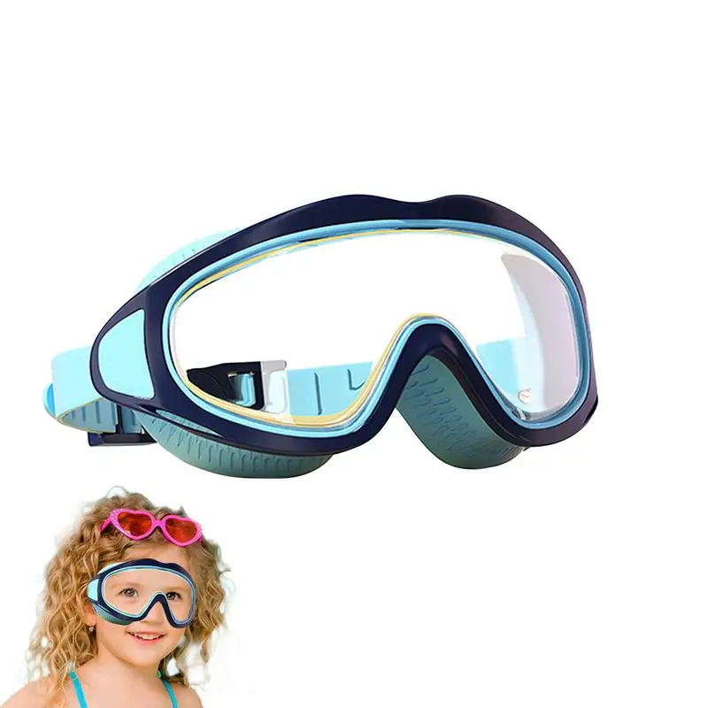 Wide View Swimming Goggles No Leaking Comfortable Diving Glasses Swim Eyeglasses Swimming Accessories For Junior Youth Boys