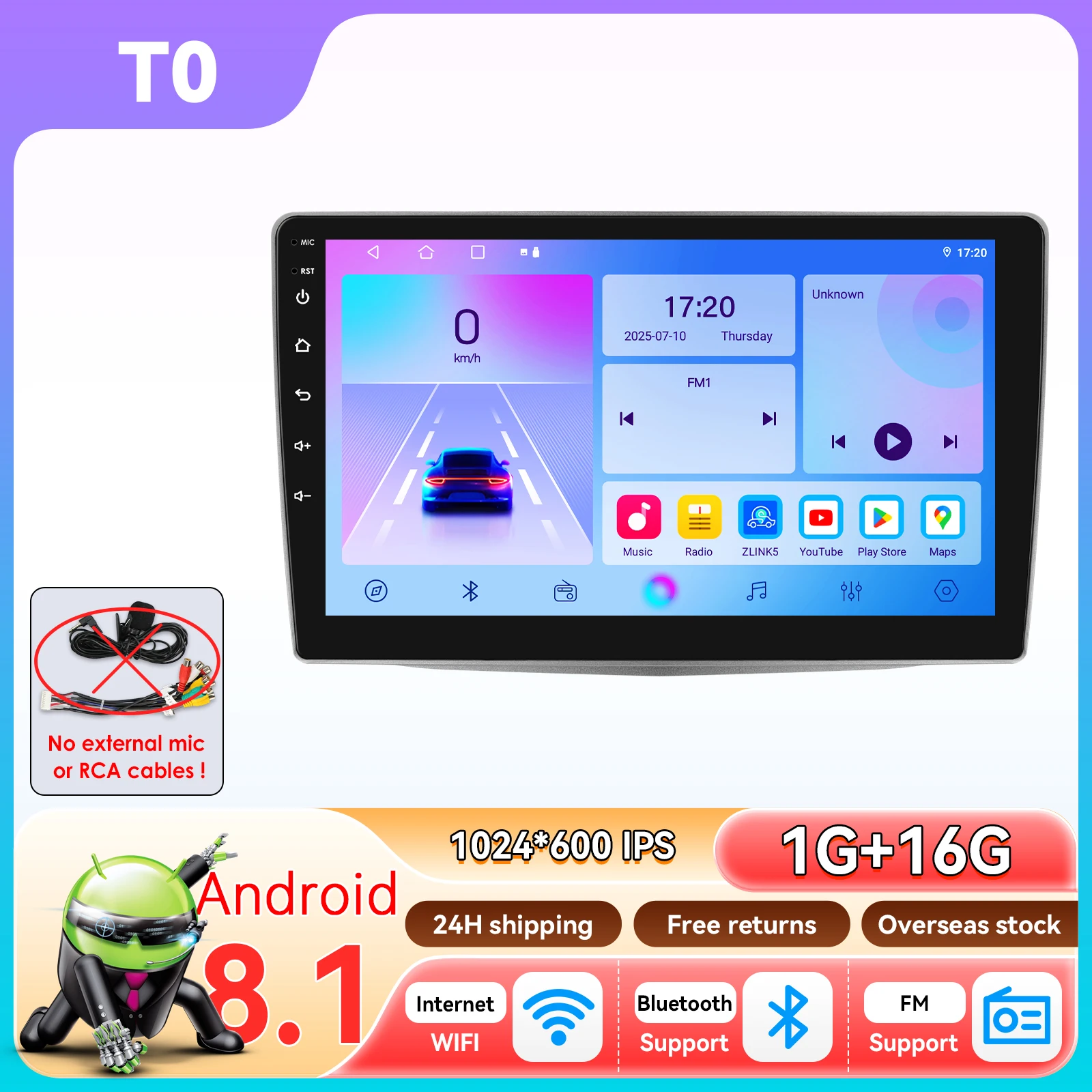 OSSURET Android 14 Autoradio Voor Alfa Romeo MiTo 955 2008-2016 Intelligent Systeem Carplay auto Multimedia Video Player GPS 6115