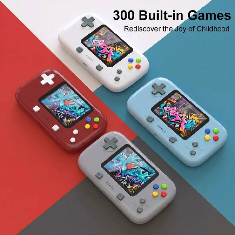 Handheld Gaming Consoles 2.8 Inch Tft Screen Retro Video Game Player 3000 Built‑In Classic Games Portable Pocket Gaming Device