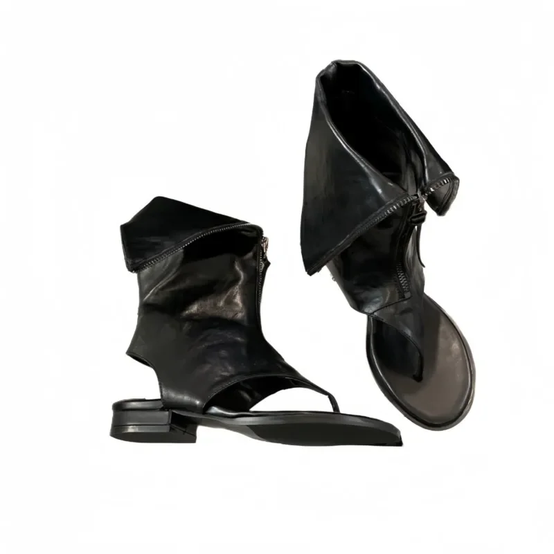 

Черные сандалии-гладиаторы на плоской платформе с открытым носком, женские летние ботинки, женская повседневная обувь, сандалии Femmes Sandalias Mujer