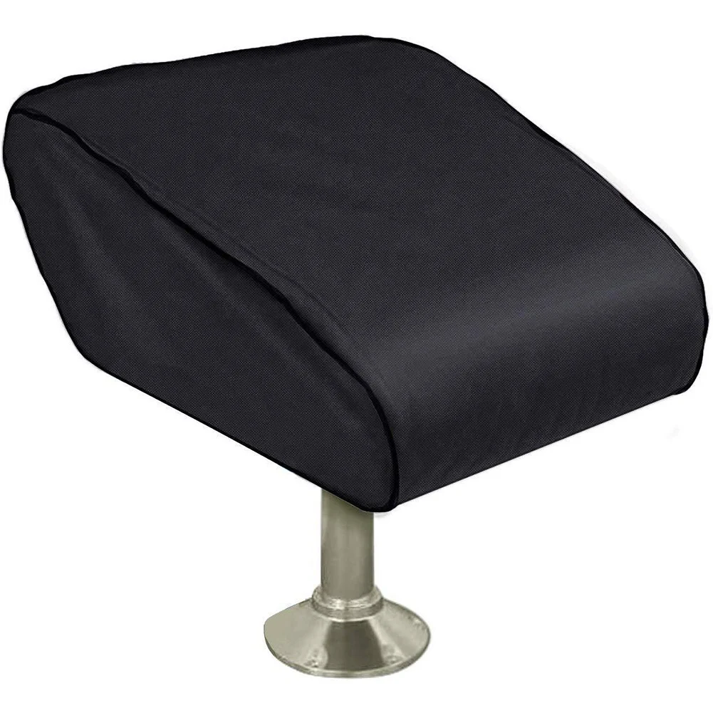 

Boat Folding Seat Cover Waterproof Heavy-Duty Trailerable Fishing Chair Cover Protection for Your Boat Seat Cover,Black