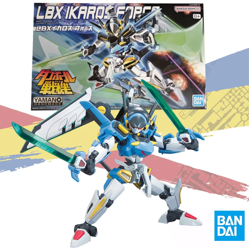 

Bandai original LBX series Cardboard War Desk W LBX IKAROS FORCE anime action figure assembly model ornaments collection toy