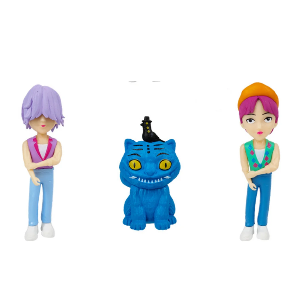 Figurka Demon Team Anime Kpop Model Zabawka Kreskówka Gadżety Gamingowe Dekoracja Biurka Kolekcja Figurek Model Zabawka Prezent Dla Dziecka