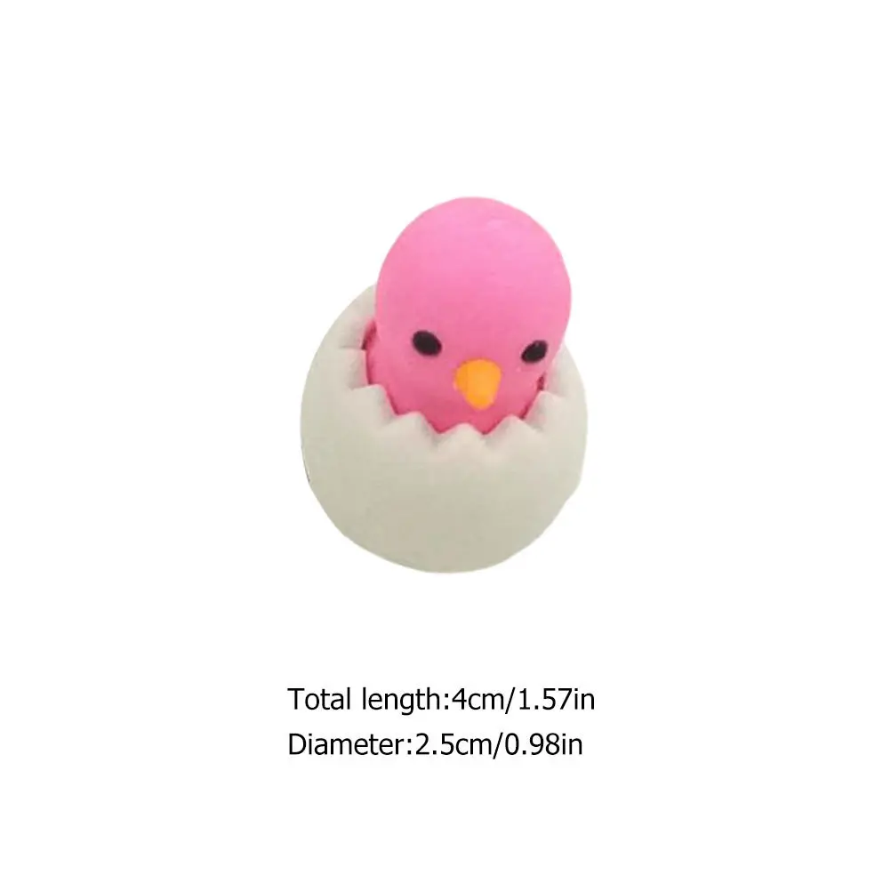 15Pcs Children Erasers Adorable Chick Shaped Erasers Compact Size Mini Eraser Prize Stationery for Students Decorative Eraser