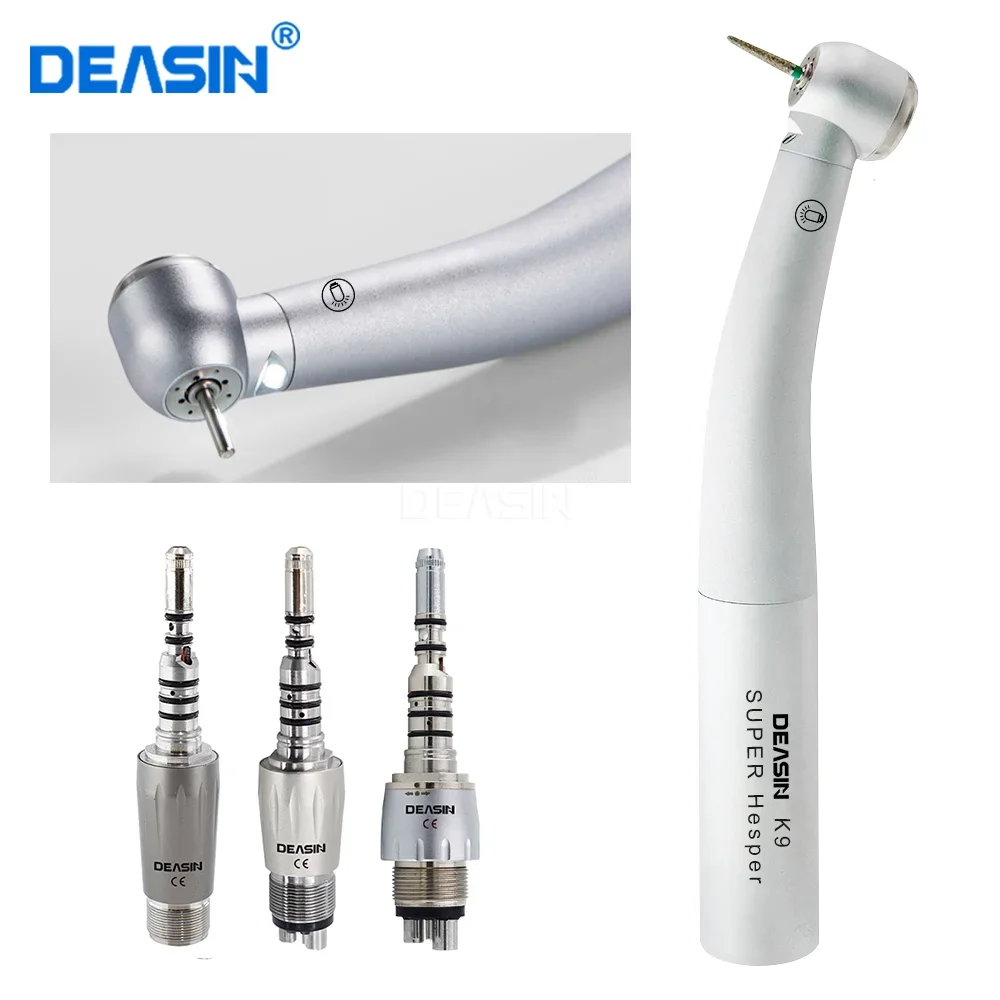 Dentist 6  Hole Fiber Optic LED High Speed Air Turbine Handpiec Handpiece Compatible for KaVo Quick Coupling Super Powerful Tool