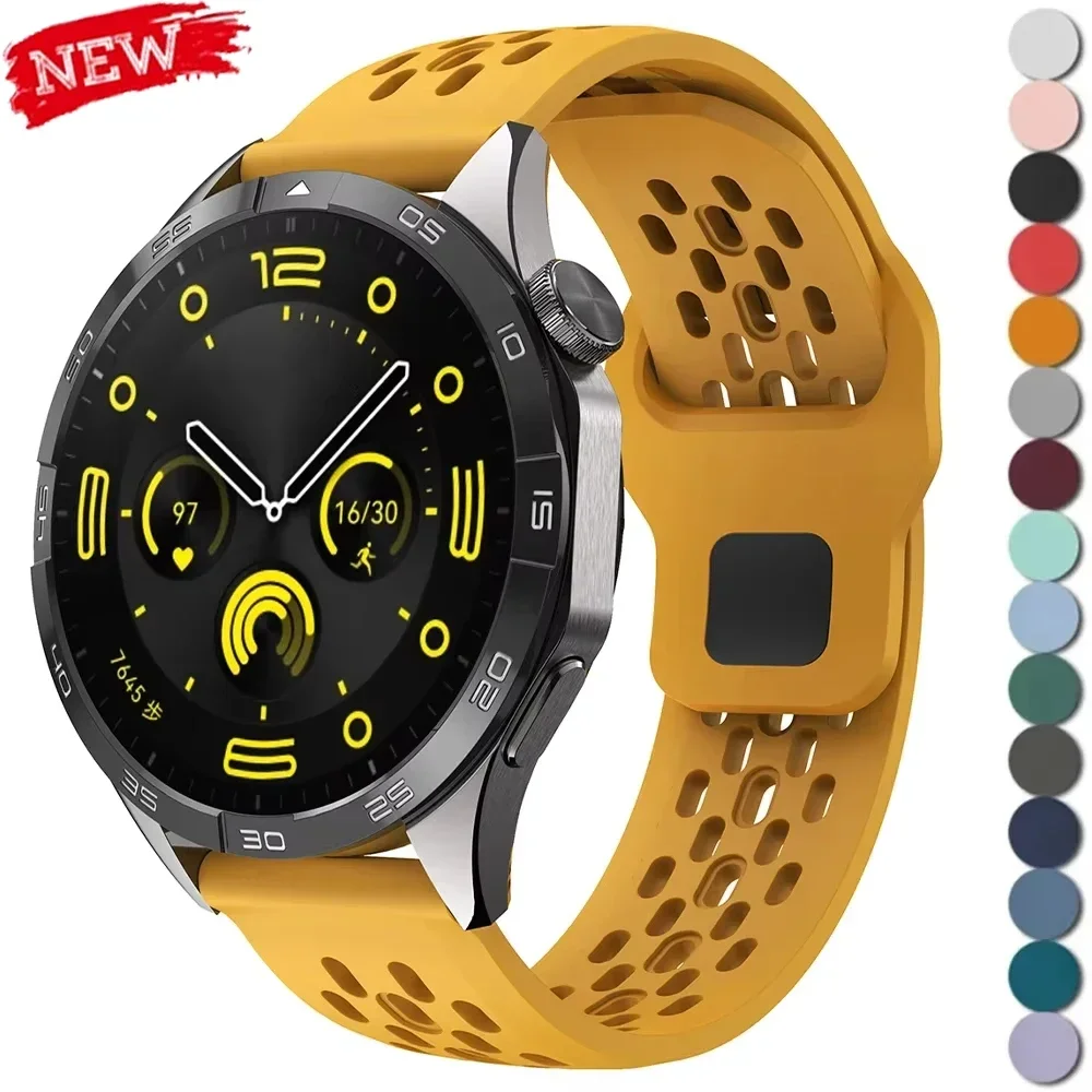 

Силиконовый ремешок Pop 18/20/22 мм для Samsung Galaxy Watch 7 6 5 4 40 мм 44 мм 5Pro 45 мм Breathe Band Correas Watch 6Classic 47 мм Brac
