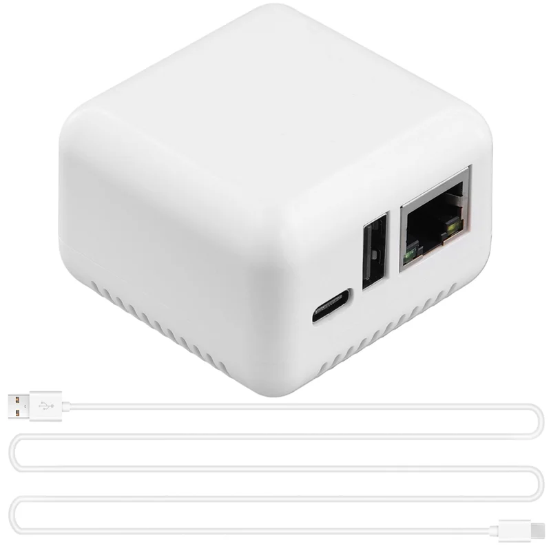 AB15-P330 Mini serveur d'impression USB 2.0 connexion par câble impression facile, Mini serveur d'impression d'impression Cloud NP330