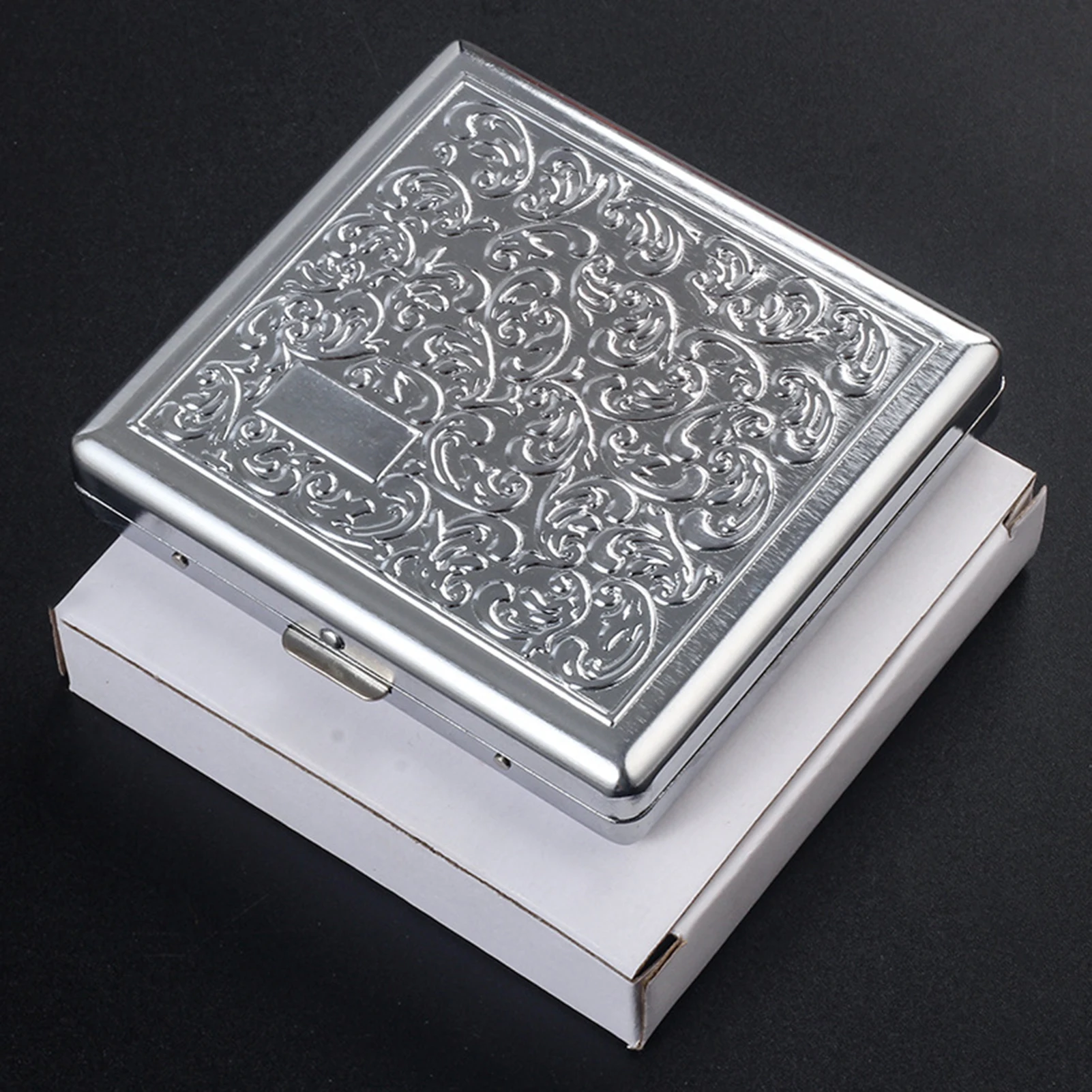 Portable Slim Metal Cigarette Case Waterproof Cigarette Holder Box for Men and Women Ideal Gift