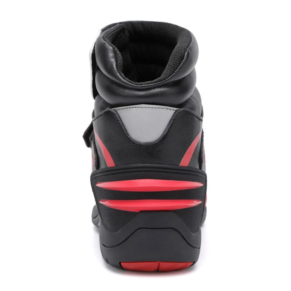 Zapatos de motocicleta antideslizantes para carreras todoterreno, resistentes al desgaste, zapatos protectores para motociclista, equipo reflectante, bota de ciclismo de carreras