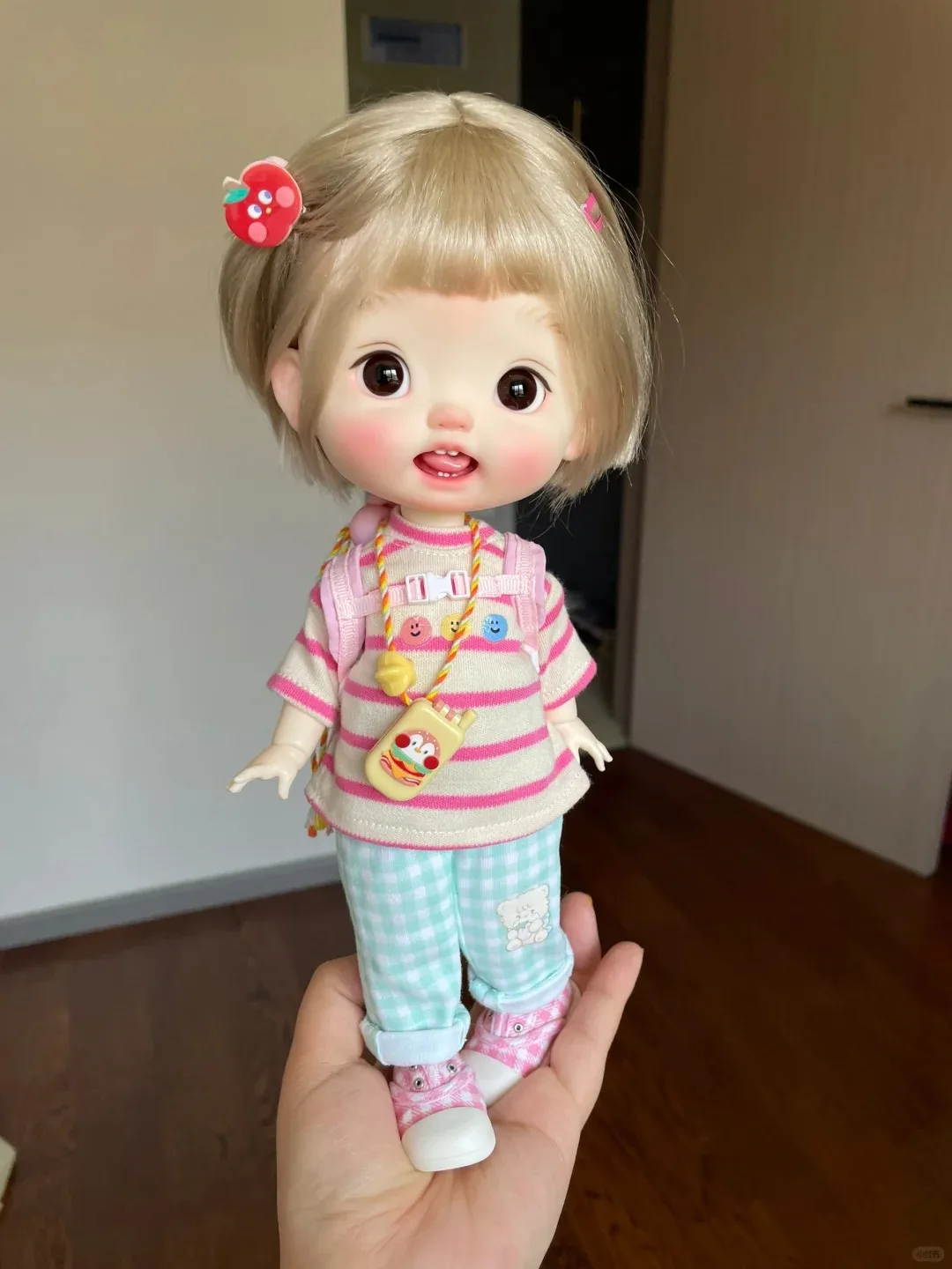 

sd BJD 1/6 doll nuonuo Girl 3 tongues toy model humanoid doll birthday gift diy put on makeup