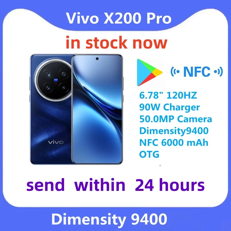 Original New Vivo X200 Pro 5G Mobile Phone 6.78