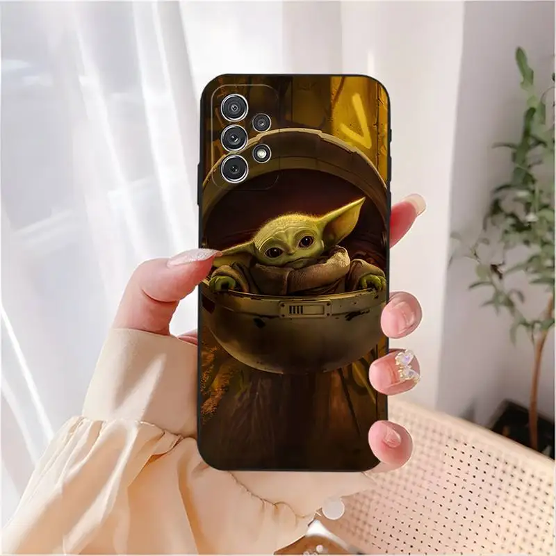 The M-MandalorianS Baby YodaS Phone Case For Samsung S22 S23Ultra S30 S21 S20 S10 E Plus Ultra Lite S21Fe S9Plus Fundas Cover