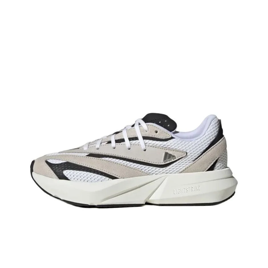 adidas-lightblaze-synthetic-leather-low-top-running-shoes-women's-gray-white-black-jh6962