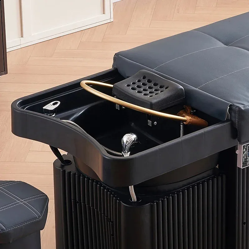 

2025 собранная массажная кровать для парикмахерской, тайский шампунь, стиральная станция, удобное кресло для спа-салона с подголовником