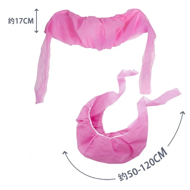 50 Pcs Beauty Salon Massage Chest Wraps Non-Woven Fabric Bras Sauna SPA Disposable Bras Sauna Underwear image 3