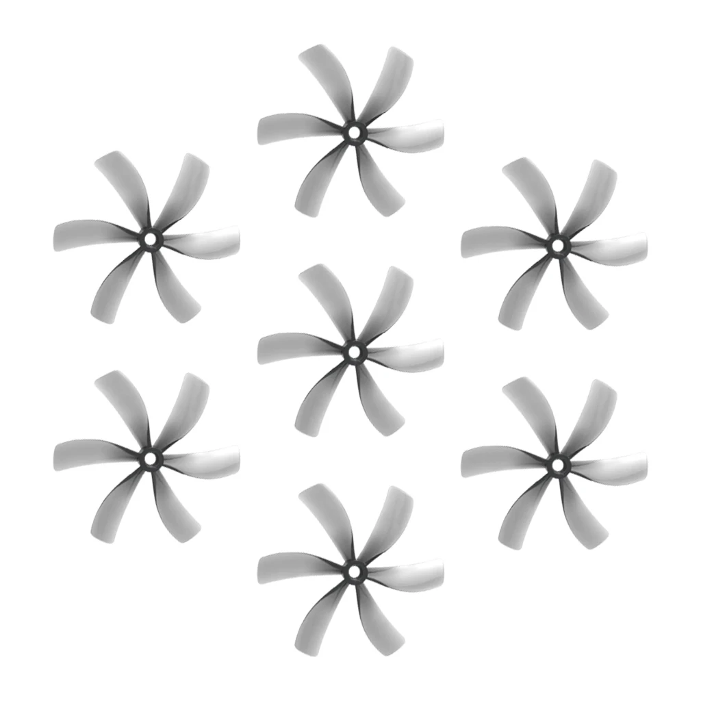 

4 пары (4 CW + 4 CCW) HQPROP 85MMX6 Светло-серый 85 мм 6-лопастной пропеллер для ПК для RC FPV Freestyle 3-дюймовый канальный дрон Cinewhoop