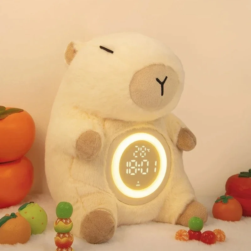 A69F-Night Light Cartoon Animal Timing Dimming Sleep Night Lamp USB Rechargeable For Room Decor