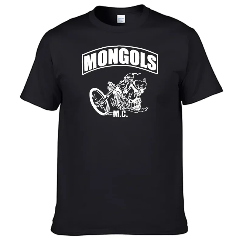 Motorcycles Club Mongols MC T Shirt 100% Cotton Men Shirt N03