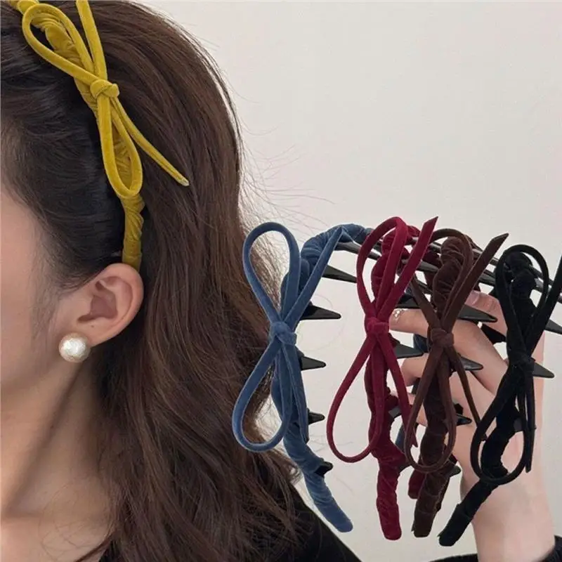1pc Premium Velvet Wave Headband with Teeth 2026 New Non Slip Hair Hoop for Women High Crown Volume Boosting