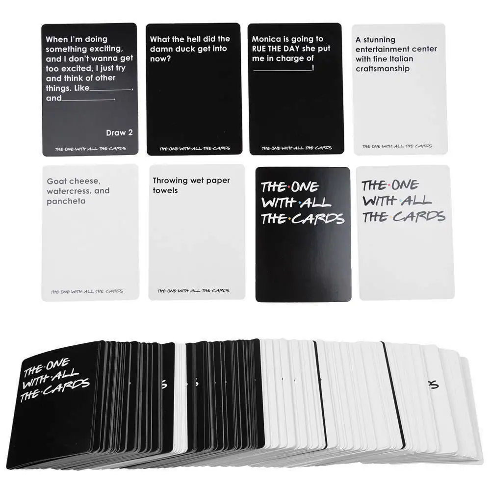 The One with All The Cards Game for Friend TV Fan Funny Game TV-Box Against The Friend Cards Game
