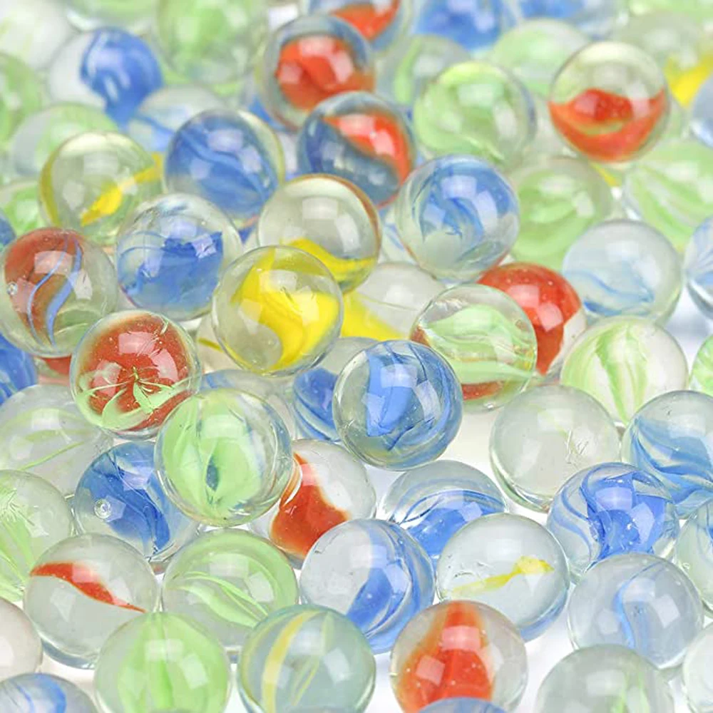 Genitore-Bambino Acquario Gioco da corsa Giocattolo solitario colorato Flipper Biglie di vetro Palla che rimbalza Perline per macchina con palline di vetro