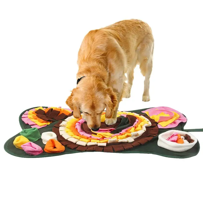 Pets Slow Feeding Mats Snuffle Feeding Dog Mat Interactive Dog Training Pad Non-Slip Pet Snuffle Pad For Pets Rabbits Pigs