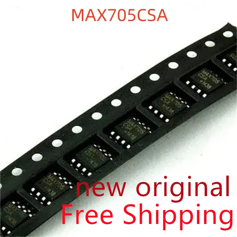 

10piece New Original MAX705 MAX705CSA MAX705ESA SOP-8 Low-Cost, uP Supervisory Circuits SOIC-8