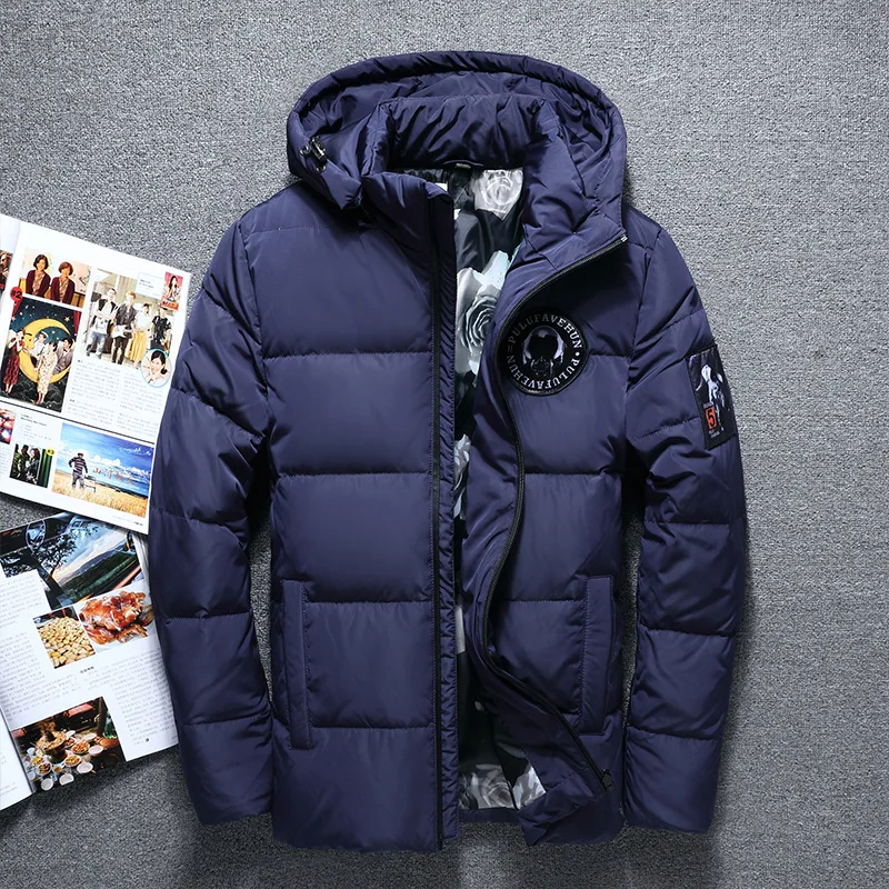 High Quality White Duck Thick Down Jacket Men Coat Snow Parkas Male Warm Brand Clothing winter Down Jacket Outerwear