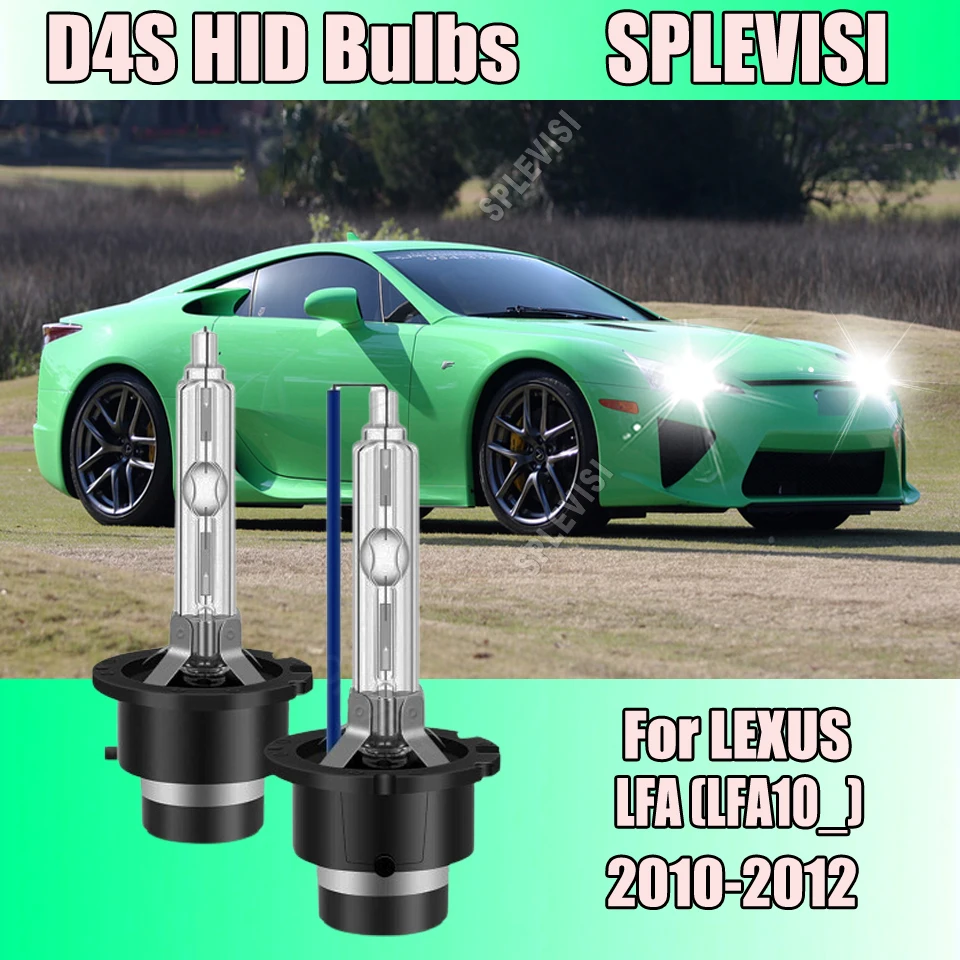

2Pcs HID D4S 35W Xenon Standard 6000K Bright White Light Auto Original Headlight For LEXUS LFA (LFA10_) 2010 2011 2012