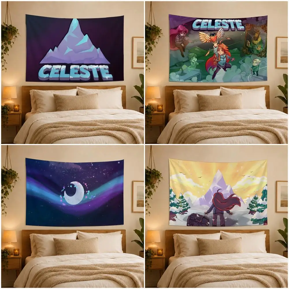 Game Anime C-Celeste Tapestry Wall Hanging Bohemian Wall Tapestries Mandala Home Decor For Living Room Bedroom Dorm