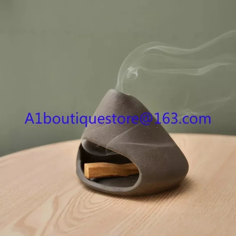 세라믹 향로 신성한 나무 트레이 랙 삼나무 세이지 트레이