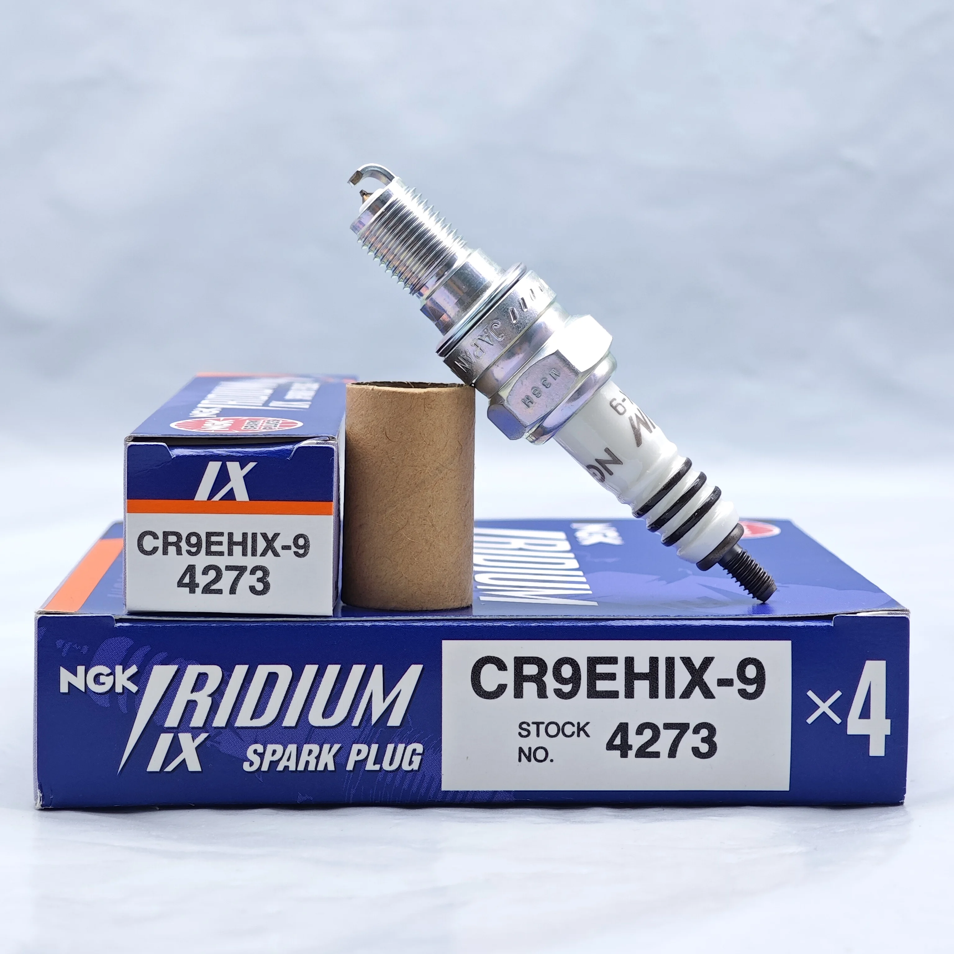 4pcs NGK Iridium spark plug CR9EHIX-9 4273 Suitable For HONDA CB600F CBR1100XX CBR600F F2 F3 F4 CBR650F RVF750R Upgrade CR9EH-9