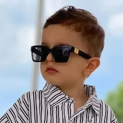 New Children Sunglasses Fashion Colorful Kid Sun Glasses Boy Girl Unisex Vintage square Goggle UV400 Gafas de sol