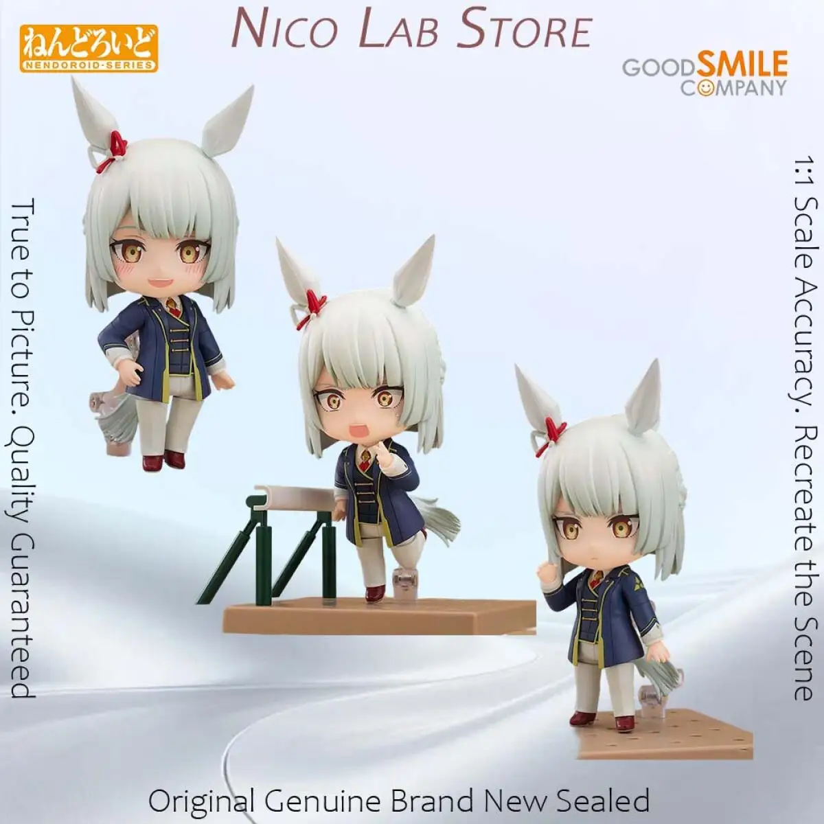Figura Nendoroid Original en Stock de Good Smile, Fujimasa March, Anime Uma Musume: Cinderella Gray, Modelo de Acción Genuino en Caja